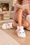 Women's Plush Powder Hello Figured Home Boots Winter Warm Soft Soled Cute Slippers Home Slippers Home Boots New Year Christmas - 2