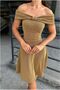 Women's Evening Gown with Elegant Collar - Madonna · Color: Gray · Size: L BX - 4