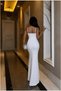 Strapless Stone-Embellished Evening Gown with Collar Detail · Color: Black · Size: L BX - 3