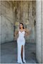 Velvet Strap Fabric Evening Dress Sequined Collar V Dress · Color: Emerald · Size: XS Bsk2026 - 5
