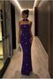 Silvery Dress Stone Evening Dress High Neck Detailed Fabric · Color: Emerald · Size: XL Bsk2026