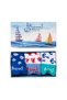 Men’s 3-Pack Nautical Cotton Ankle Socks – Sizes 41-46 - 2