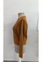 Women's Zippered Round Neck Suede Jacket - 7