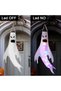 Halloween Hanging Windsocks Outdoor, 47'' Light Up Ghost Windsocks, Scary Halloween Decorations Decor Outdoor Indoor for Tree Party Yard Porch Home - 5
