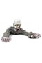 Halloween Scary Yard Decorations, Electric Crawling Ghost Horror Voice Skeleton, Creeping Prop for Theme Park, Bar Haunted House Props Horror Layout Party Decor