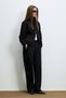 Kelsey Knitted Women's Tracksuit Top Black - 5