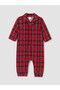 Esvab • Modern & Distinctive Shirt Roba Collar Printed Baby Boy Jumpsuit