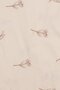 Women Pointed Collar Embroidered Short Sleeve Shirt, Beige - 5
