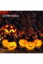 Halloween Decoration Pumpkin Shaped Glowing String Lights, 3M 20 LEDs LED Decor Lights for Family Party Escape Room