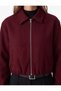 Long-Sleeve Bomber Jacket with Pockets and Zipper - 5