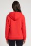 Women Sportswear Fit Long Sleeve Outdoor Hoodie, Red - 4