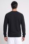 Men Sportswear Fit Long Sleeve Outdoor Sweatshirt, Black - 4