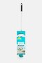 Flat Broom With Cleaning Pad, White