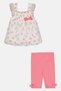 Toddlers Girl 2 Pieces Allover Print Dress And Pants Set, Multicolor - 2