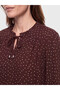 Rmz Gi̇yi̇m Farkiyla Tie-Down Collar Polka Dot Blouse - 3