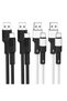 كابل USB-C، [4 قطع، 3 أقدام] كابل شحن USB-A إلى USB-C، كابل شحن سريع ونقل بيانات من النوع C PTE - 3