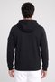 Men Regular Fit Long Sleeve Outdoor Hoodie, Black - 4