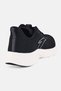 Men Brand Logo Lace Up Running Shoes, Black - 3