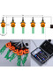 Festival Decorations Ghost Witch Hat with Lights for Party Indoor Outside Ornaments and Yard Tree Garden,5pcs - 3