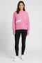 Women Sportswear Fit Long Sleeve Outdoor Sweatshirt, Pink - 2