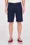 Men Regular Fit Plain Chino Shorts, Navy