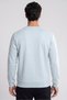 Men Sportswear Fit Long Sleeve Outdoor Sweatshirt, Light Blue - 4
