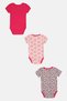 Toddlers Girl 3 Pcs Graphic Print Bodysuits, Multicolor - 3