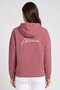 Women Relaxed Fit Long Sleeve Outdoor Hoodie, Mauve - 4