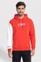 Men Sportswear Fit Outdoor Hoodie, Red