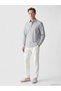 Esvab • Modern & Distinctive Standard Fit Striped Gabardine Men's Shirt - 2