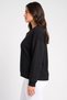Women Relax Fit Long Sleeve Outdoor Sweatshirt, Black - 3