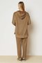 Suede Pants Suit 47000 - 4