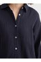 Sparkling Choices from Shining Store Textured Loose Fit Women's Shirt - 4