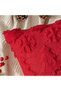 Christmas Decorations Pillow Covers 18x18 Red Tree Snowflakes Set of 2 Soft Plush Faux Fur Wool Xmas Throw Pillow Covers Holiday Festivals Pillowcases Winter Home Decor Sofa Couch Bed - 2
