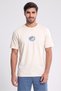 Men Sportswear Fit Short Sleeve Outdoor T-Shirt, Beige