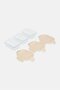 3 Piece Rectangular Glass Food Storage Containers, Multicolor - 2