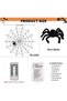 Decorations Lights, LED Spider Web Lights, 70 LEDs Spider Web Light with 8 Light Modes, Festival Decoration with Remote Control for Party, Garden, Window, Indoor - 5
