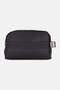 Men Brand Logo Wash Bag, Dark Grey - 3