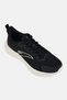 Women Lace Up Running Shoes, Black
