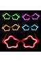 12 Pieces Star Glow Glasses – for Glow Parties and Events