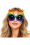Colorful Hawaiian Party Glasses with Tropical Pineapple Design - 3