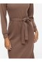 Rochie maxi VIEMMY cu mânecă lungă - 7