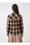 Peak New Season Brown Plaid Women's Lumberjack Shirt - 4