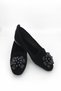 Women's Decorated Bow-Decorated Suede Home Ballet Flats Home Shoes - 6