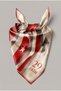 Red Gray Anıtkabir and Turkish Flag Patterned October 29 Republic Day Scarf 50X50 cm Tr002 - 2