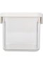Sharp Chef Airtight Stackable Food Storage Container, 700 ml, Transparent with White Locking Lid, Leakproof, BPA-Free, Dishwasher Safe - 2