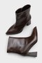 Nelle Pointed Toe Thick Heeled Side Zipper Stylish Women's Boots - 3