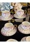 Porcelain Coffee Cup Set for 6 People 90 ml - 3