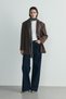 Brown Gina Cashmere Blazer Jacket - 6