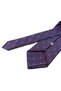 Burgundy Blue Small Pattern Classic Tie with Handkerchief Kk14144 - 3